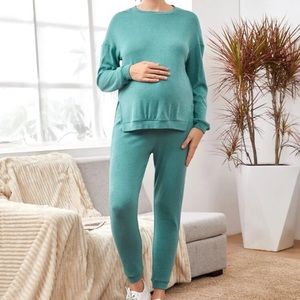 *MATERNITY* Jogger Set in Teal
